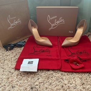 Nude Christian Louboutin Heels